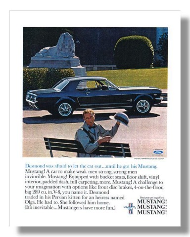 1965 Mustang Advertisement