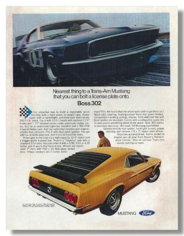 1970 Mustang Advertisement