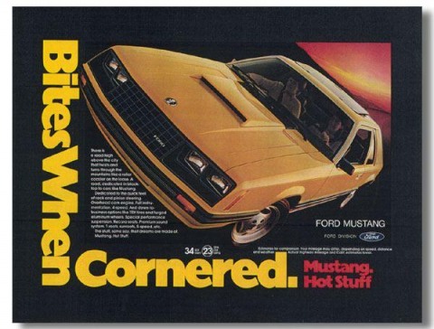 1981 Mustang Advertisement
