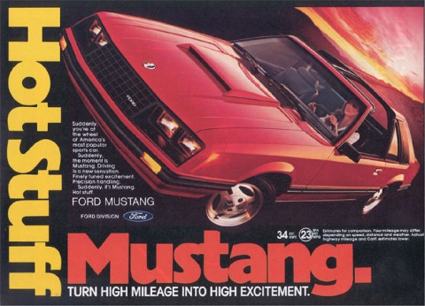 1981 Mustang Advertisement