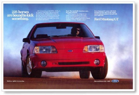 1991 Mustang Advertisement