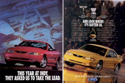 1994 Mustang Advertisement