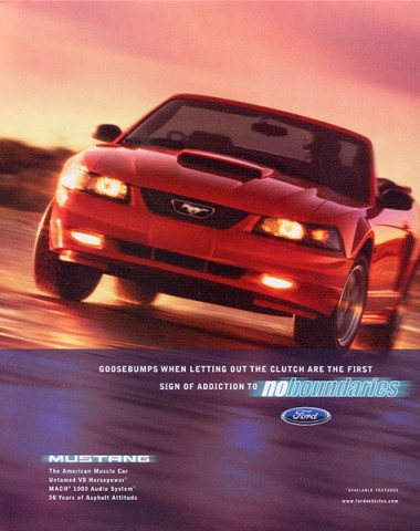 2002 Mustang Advertisement