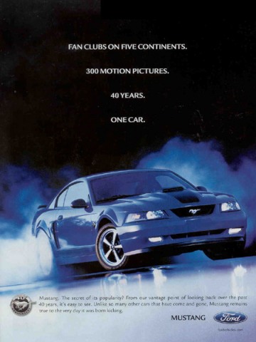 2004 Mustang Advertisement
