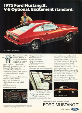 1975 Mustang Advertisement