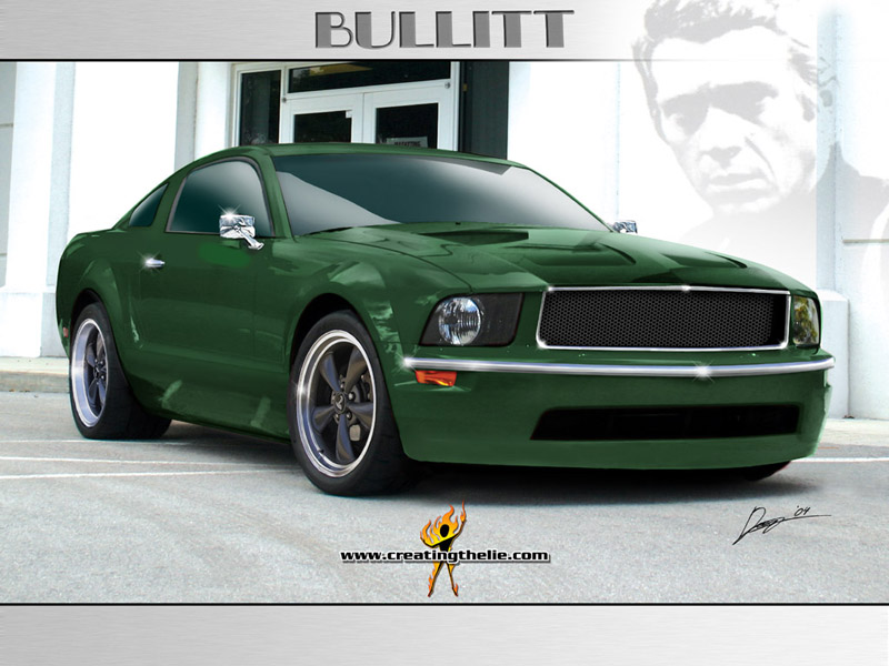2008 Mustang Bullitt artist rendering