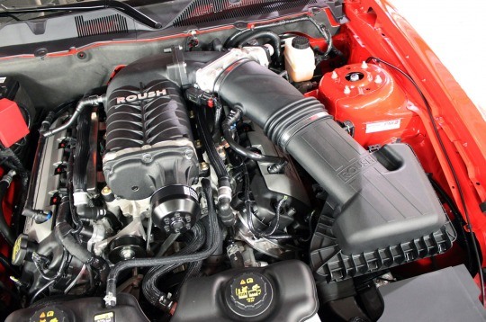 This supercharger delivers 525 horsepower and 465 ftlbs of torque to the