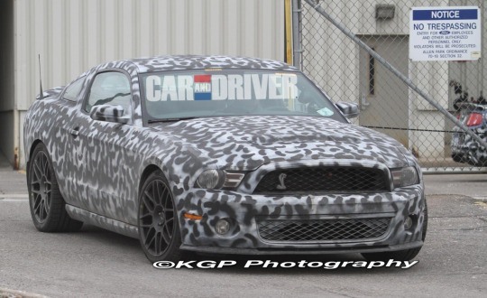 2013 Ford Mustang Shelby GT500 coupe spy photo 