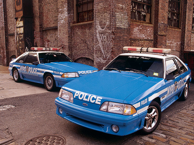 NYPD Mustang GT's