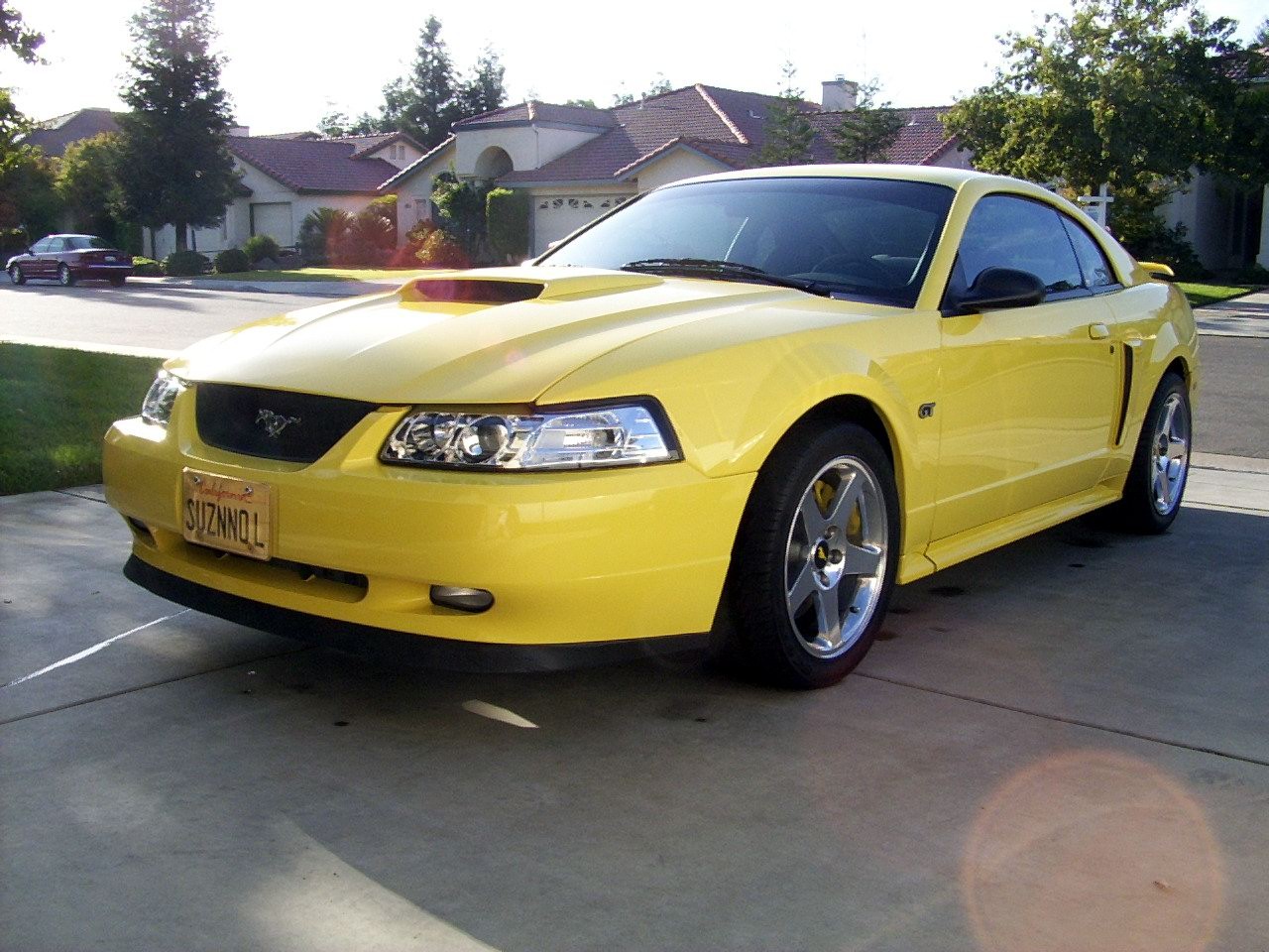 2002 Ford mustang gt yellow #6