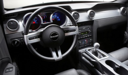 2008 Bullitt Mustang interior