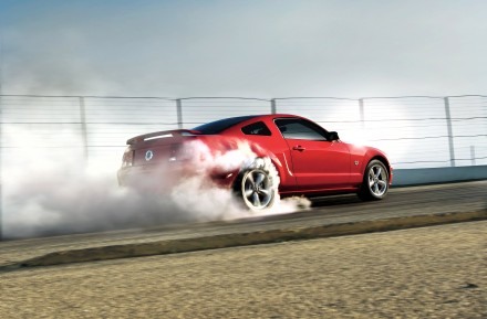 2009 Mustang Burnout