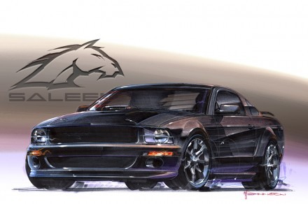 Saleen Dark Horse Drawing