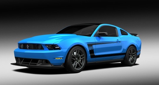 Grabber Blue 2012 Ford Mustang Boss 302 Laguna Seca