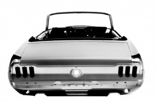 Reproduction 1967 Mustang Convertible Body Shell