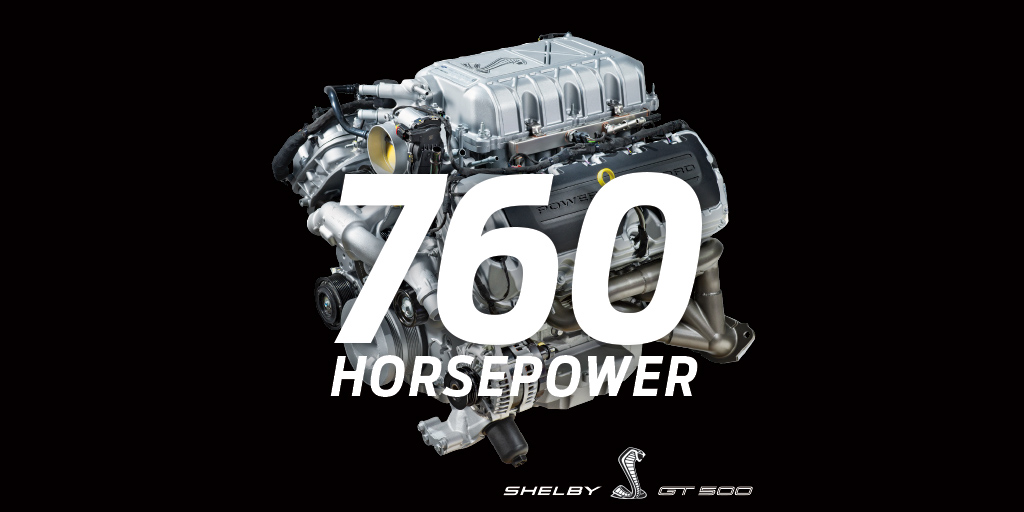 2020 Shelby GT500 - 760 horsepower