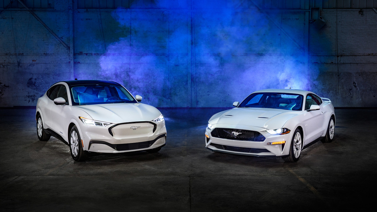 2022 Mustang and Mach-E Ice White Edition